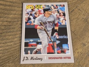 2019 Topps Heritage #475 J.D. Martinez Action Variation SP Nmmt - Picture 1 of 3