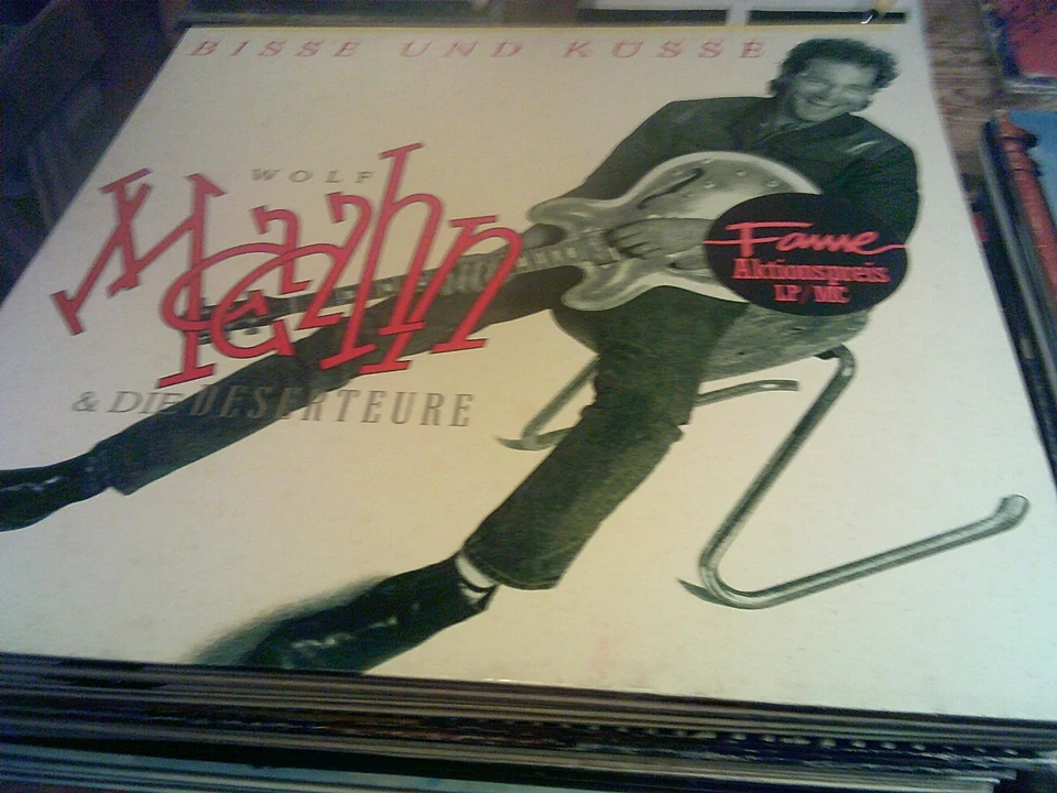 LP   Deutschrock/NDW -  Wolf Maahn: Bisse und Küsse - Bild 1 von 1