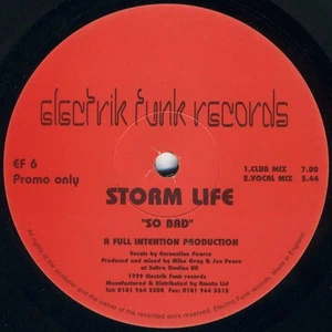 Storm Life - So Bad - UK Promo 12" Vinyl - 1999 - Electrik Funk Records - Bild 1 von 1