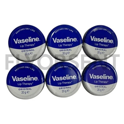 Vaseline Lip Therapy Tin ORIGINAL NWOB X6 - Image 1 of 2
