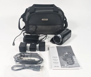 Canon Camcorder Vixia HF R400 Camera Kit Full HD 1080p 53x Zoom Wi-Fi Video - Picture 1 of 19