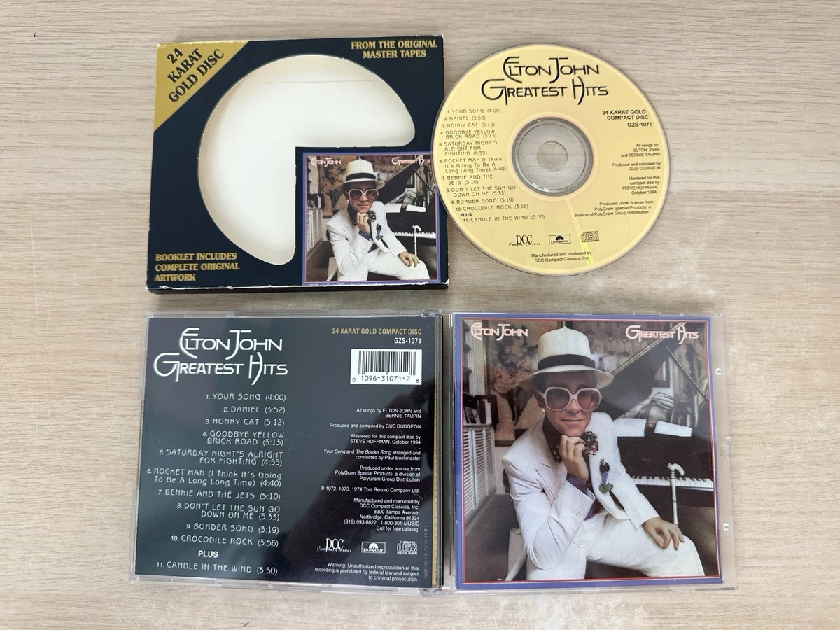Elton John 24k Gold Disc Album Music CDs for sale | eBay