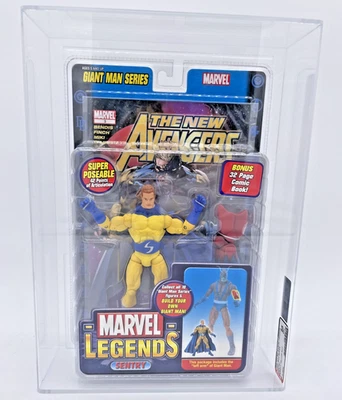 Traje AFA 85 Graduado Toy Biz Leyendas Marvel Centinela Amarillo Brillante Variante Hombre Gigante Foto 1 de 3