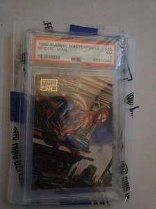 1996 Marvel Masterpieces Genesis Spiderman PSA 7 - Bild 1 von 4