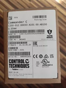 VSD C200-01200033 0,55kW 1Ph frequency drive from Control Techniques - Picture 1 of 2