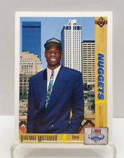 Dikembe Mutombo 1991 Upper Deck Basketball Rookie Card NM/Mint