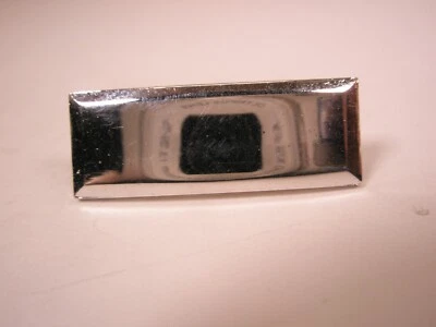 1er Teniente LLENO DE PLATA Barra Rango Insignia Vintage Pin Collar Dispositivo i97 Foto 1 de 4