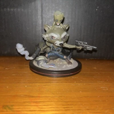 Q Fig Rocket Racoon and Groot Marvel Guardianes de la Galaxia Vol. 2  Foto 1 de 4