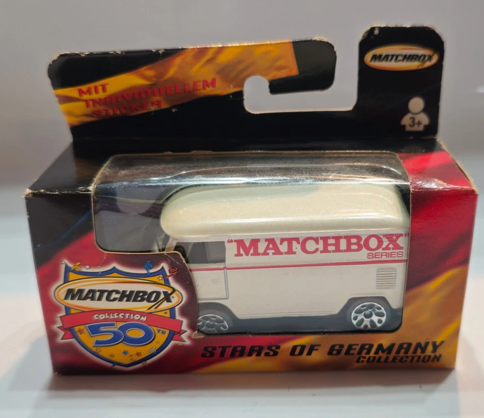 Matchbox 50th Stars of Germany Collection white Volkswagen Van NRFP - Image 1 of 1
