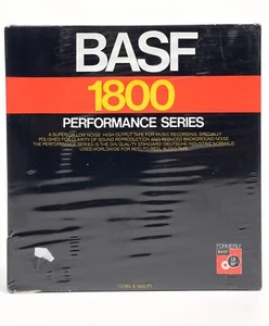 One (1) Sealed BASF Performance Series 1800 ft 7 inch Reel Tape - Bild 1 von 5