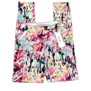 Calvin Klein Leggings Women's XS Printed High Waist Ibiza Sea Level Yoga Gym - Picture 1 of 6