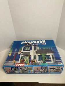 Playmobil City Life 3988 Vintage Large Modern House From 1997 NIB Box Damage - Picture 1 of 10