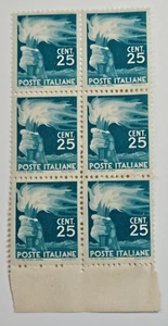 Italy Stamp Sc464A, 25c Torch blk of 6, MNH F/VF CV$4.00 (50401) - Picture 1 of 2