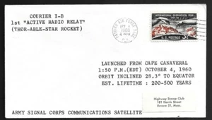 US Space 1960 Courier 1B Start Port Canaveral 4-10-1960 - Bild 1 von 1