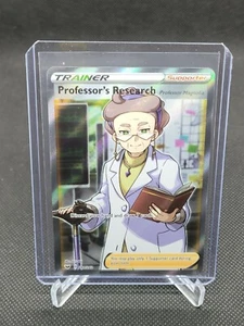 PROFESSOR'S RESEARCH 201/202 Pokémon ESPADA Y ESCUDO ENTRENADOR DE ARTE COMPLETO como nuevo - Imagen 1 de 2