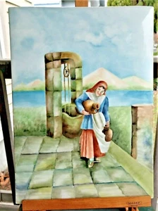Big! Antique French Porcelain Plaque, Excellent Condition, Ca. 1900, Signed T&V - Picture 1 of 8
