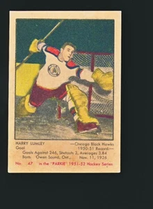 1951 Parkhurst HARRY LUMLEY #47 EX/MT - Picture 1 of 2