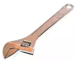 18 Zoll verstellbarer Schraubenschlüssel Griff Drop Forge Stahl Schwerlast langer Schraubenschlüssel Chrom - Bild 1 von 2