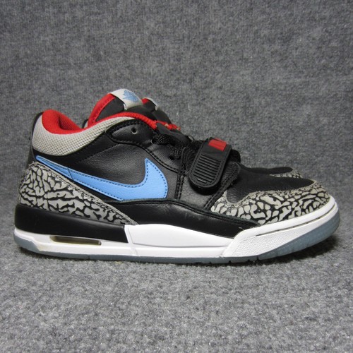 Jordan Legacy 312 scarpe da ginnastica blu basso nero valore giovani taglia 6 5