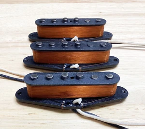 Vintage '59 Stratocaster Hand Wound Pickup Set by Migas Touch Lacquer Potted - Picture 1 of 6