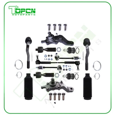 14x Ball Joints Sway Bar Tie Rod End Rack Bellow For 1996-2002 Toyota 4Runner Foto 1 de 4
