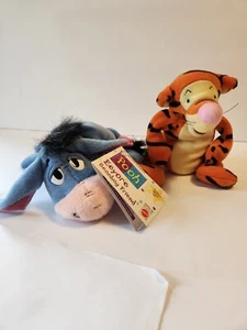 Mattel Eeyore Bean Bag Peluche Amigo 8" Disney Store Tigger 9" Peluche Usado - Imagen 1 de 14
