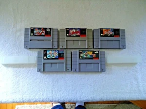 Lote Mixto De 5 Videojuegos Super Nintendo "GRAN LOTE MIXTO COLECCIONABLE" - Imagen 1 de 10