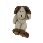 Boyds Collection Ralph Dog Puppy Plush Stuffed Animal white brown 1985 10 inch