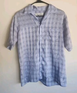 Dave Bloom & Sons Tucson Short Sleeve Button Down Pocket Shirt Men's Medium 0642 - Picture 1 of 8