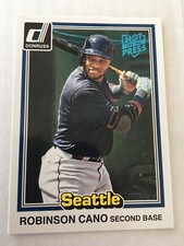 2015 Donruss Hot off Press 1981 Parallel Robinson Cano Mariners 204