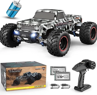 1/12 Monster Truck Rc Coche Control Remoto Rtr 4x4 Todoterreno Sin Escobillas Hobby    Foto 1 de 4