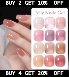 Esmalte de uñas en gel con gelatina BORN PRETTY Nude 7 ml barniz en gel UV translúcido remojo - Imagen 1 de 38