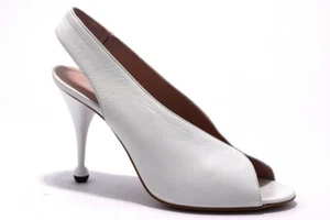 DIVINE FOLLIE ELVA BIANCO Sandali Donna Tacco Alto Stiletto Sposa Cerimonia Sera - Foto 1 di 8