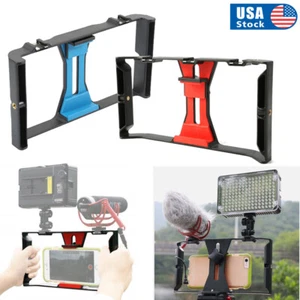 Videokamera Käfig Stabilisator Griff Rig für iPhone Samsung 4 ~ 7 Zoll Smartphone - Bild 1 von 14