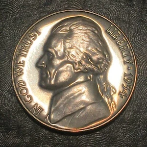 1954 Jefferson Nickel PROOF - High Quality Scans #L627 - Picture 1 of 2