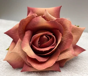 En muy buen estado Juego de 5 servilleteros rosa seda, rubor malva, 3" T x 4" D, anillo = 1" D - Imagen 1 de 7