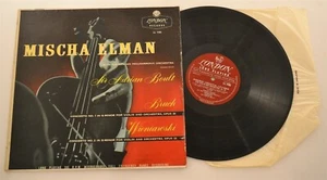 CLASSICAL LP MISCHA ELMAN BRUCH & WIENIAWSKI VIOLIN CONCERTO LONDON LL 1486 - Picture 1 of 1