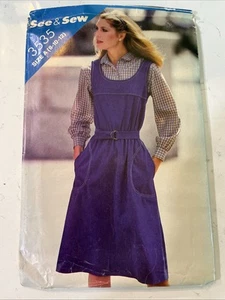 BUTTERICK EASY 3535 MISSES JUMPER SZ 8-10-12 UNCUT NOS 1980s - Picture 1 of 2