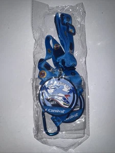 Carnival Cruise All Aboard Lanyards With Luggage Tags Set Of 2 - Picture 1 of 4