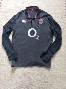 Canterbury O2 England Rugby Men's Grey Shirt L - Picture 1 of 8