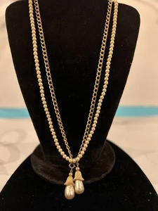 Vintage Sarah Coventry Fashion Parade Barock Perlen 4 Stck. Anhänger Halskette Set - Bild 1 von 6