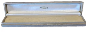 Vintage Schwarzes Starr & Gorham Armband Vintage Antike Vitrine Präsentationsbox 40er Jahre - Bild 1 von 12