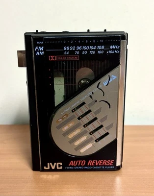 Cassette JVC CX-F3K FM/AM vintage raro años 80 no funciona para piezas o reparación Foto 1 de 4