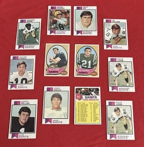 New Orleans Saints Football Card Lot 160 Cards Archie Manning Drew Brees Roaf - Picture 1 of 9