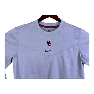 Nike Dri Fit USC Trojans On Field Long Sleeve Shirt Mens Small DC6205-007 - Picture 1 of 16