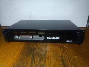 Amplificador de Potencia SoundLab G097 DJ Estéreo 19" PA / Estudio REVISADO* + GARANTÍA - Imagen 1 de 14