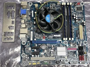 Intel DH55TC LGA1156 MicroATX Motherboard + Core i7 870 + 8GB Ram + I/O Shield - Picture 1 of 4