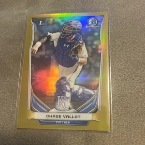 2014 Bowman Draft Chase Vallot Chrome Gold Refractors #/50 #CDP38 Card - Picture 1 of 1