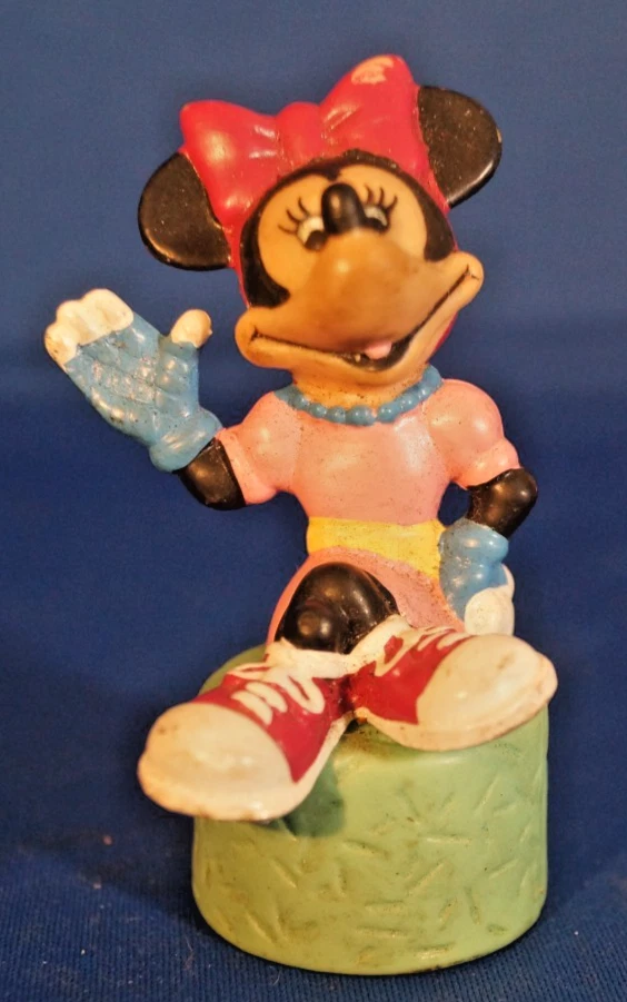 老式米妮老鼠 PVC 公仔迪士尼雅芳 1988 年蛋糕装饰 — 第 1/4 张图片
