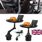 Universal Car Cup Holder Tray Adjustable Car Mobile Phone Mount 360 Swivel Arm